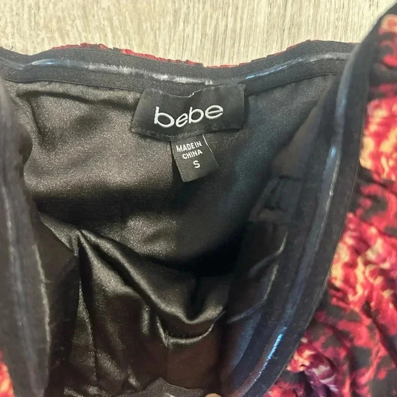 Bebe black and red corset top. - Picture 3 of 6